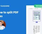 Learn how to split one into separate parts: https://help.taxdome.com/article/430-how-to-merge-pdf-files#2nnCheck out TaxDome Academy https://academy.taxdome.com/ for comprehensive courses about our system.nnTaxDome is an all-in-one practice platform for CPAs, bookkeepers, and accounting firms https://taxdome.com/nnIf you haven’t heard of TaxDome, join our daily demo to see automations in action: https://taxdome.com/demonnIf you’re a TaxDome user, join our daily webinars where we go in-depth