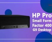 The HP Pro SFF 400 Desktop provides users in hybrid work environments with the commercial-grade configuration options and connectivity in a space-saving design.nnVisit : https://www.redcorp.com/en/Search/Index?q=HP%20Pro%20400%20G9%20SFF