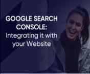 Integrating your website with Google Search Console, to ensure their crawler is aware of your website pages and structure via the sitemap.xml file that gets uploaded. Each time the site is published, this sitemap is updated in the Search Console.