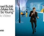 As part of Michael Bublé’s campaign for his new album “To Be Loved”, Steam Motion asked us to make a video of Michael performing the classic song “You Make Me Feel So Young”. We see Michael walk through a stylized world, experiencing the joy of youth in the big city.nnDuring the middle of the song, Michael becomes a cartoon character and makes a journey through all the layers of the city from the underground to the top of the skyscrapers before becoming real at the end of the song.nnT