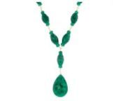 https://www.ross-simons.com/944664.htmlnnShowing off a generous presentation of 155.00 ct. t.w. barrel and rondelle faceted emerald beads with a 14.00 carat pear-shaped emerald drop, this Y-necklace brings quintessential lush green color to your wardrobe. Set in polished 18kt yellow gold over sterling silver. Lobster clasp, emerald Y-necklace.