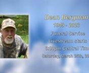 Dean Bergman - ObituarynAge 73, of Braidwood, IL passed away Wednesday, March 15, 2023 at Ascension St. Joseph Medical Center in Joliet, IL.Born August 4, 1949 in Morris, IL to the late Waldo Bergman and Lillian (nee Scaman) Burnik.Dean was raised and educated in Braidwood, graduating from Reed-Custer High School with the class of 1969.In his youth, he enjoyed motor cross, stock car racing, and cycling in marathons.He retired from Caterpillar, Inc. in 2000 after thirty years of employmen