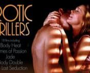 Coming to the Criterion Channel April 1!nnSleekly stylish, deliriously plotted, and unabashedly steamy, the erotic thrillers of the 1980s and ’90s are both the ultimate guilty pleasure and an illuminating reflection of an era’s changing attitudes toward sex on-screen. As the ’70s came to a close, with studio filmmaking in decline, home video and cable on the rise, and new X-rated movies ushering in an era of “porno chic,” Hollywood studios and independent filmmakers began pushing bound