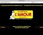 To promote Cinema l&#39;Amour, a theater that plays erotic movies, we placed during a whole day a link responding to the key word