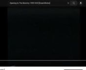 Tape distributor: DreamWorks Home Entertainment &#124; Original pressing &#124; [Universal Studios]nTape print date: September 3rd, 1999nnnList of previews;n1. FBI Warning Screen [DreamWorks] (dark blue background)n2.