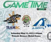 Female bronze medal game- British Columbia VS Alberta at the 2023 National Aboriginal Hockey Championship from Seven Oaks Arena in Winnipeg, Manitoba.