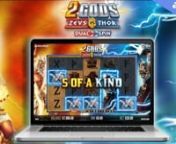 The 2 Gods: Zeus vs Thor online slot game developed by Yggdrasil Gaming brings forth an innovative and exciting gameplay featuring Dual Spin and 2048 ways to win. Increasing Multipliers, Free Spins with complex mechanics and a whooping max win of 307.200 credits will make this slot a sure hit. The cool theme and good RTP of 96.5% comes to complete the picture and make you want to try this slot right now.nnYou can play this game for free and read a complete review of 2 Gods: Zeus vs Thor on Slots
