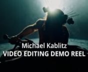 My website: https://michaelkablitz.de/nFor business inquiries: mail@michaelkablitz.dennI&#39;m Micha and I&#39;m a Video Editor &amp; Motion Designer based in Berlin, Germany. I mainly specialize in Commercials &amp; Image Films, Social Media Content, Music Videos and Event Videos. This is my Video Editing Demo Reel for 2023.nnI have edited several Commercials &amp; Image Films for international Brands, Narrative Short Films, Trailers as well as TV Shows and much more. Among my satisfied clients are for
