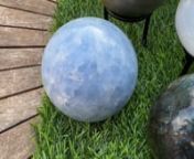 ~Collection of 9 Beautiful Gemstone Spheres~nnEach Sphere includes an Iron Stand!nn-FAST &amp; FREE SHIPPING-nnnSizes range from 75-85mm (Most of them are around 80mm)n~The Free Selenite Sphere is 65-75mm~nnEach Lot weighs approximately 14LBS (Rhodonite weighing the most &amp; Selenite weighing the least - due to their density)nnINCLUDES 8 LARGE GEMSTONE SPHERES + 1 Smaller Selenite Sphere (FREE) = 9 SPHERES TOTALnnnn100% natural gemstones. Every sphere will vary in size, color and shape. Each l