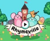 Rhymeville is a great example of our interactive development work with an educational focus. The game is intended for children in the Reception year at primary school and follows the Early Years Foundation Stage Curriculum for literacy.It was developed in conjunction with educational experts - teachers working directly with this year group.nnWithin the core curriculum area of literacy, the game foregrounds the following key aspects: letter and word recognition, letter and phoneme sounds; dev