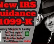 Thursday March 23, 2023 – On this show, I have spoken openly about the new 1099-k information reporting rules for Third party settlement organizations – I think they stink.Recently, the IRS updated their “frequently asked questions about Form 1099-K.We all remember the empty promises made by supporters of this expansion.“This really doesn’t change anything, as these transactions are already taxable.”And “Only payments for goods and services will be effected.”nnNow we kn