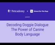 Kate Senisi (CPDT-KA) and Anamarie Johnson (CBCC-KA, MA, PhD Candidate) will teach you how to read your dog&#39;s body language. During the session, they&#39;ll teach you how to interpret:n1. Orientation - where and what your dog is looking atn2. Placement - where they&#39;re standing in relation to youn3. Body parts - ears, eyes, mouth, tailn4. Weight - which way they&#39;re leaning