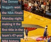 � #shorts #viralvideo #denvernuggets Hi, thanks for watching our video about Denver Nuggets&#124; celebrations after winning �#shorts Watch full video https://youtu.be/TLbKL7CHl34 Your Queries are denver nuggets locker room celebration, denver nuggets game winner, denver nuggets celebrate, denver nuggets fans, can denver nuggets win the championship, denver nuggets announcer, denver nuggets ref laugh, inside the nba nuggets warriors, nuggets locker room celebration, denver nuggets 2023, denver nu
