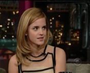 Emma Watson on The Late Show With David Letterman July 8 2009 from emma watson david letterman