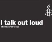 What&#39;s it like being the teacher that leads an Amnesty youth group? Eastlea group leaders Naz and Leilee tell their side of the story. Find out how to start a group at www.amnesty.org.uk/talkoutloud