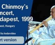 You can watch the original video at the channel @kedarvideo https://www.youtube.com/watch?v=mPVw864VVOonnSri Chinmoy (1931-2007) was not only a spiritual teacher and a man of peace, but also a man of records. He surprised the spiritual world in the musical world with a concert featuring 170 instruments, in the Swiss Alps, in Interlaken, on September 11, 2005. His focus was not on musical perfection, but on maintaining a high meditative consciousness throughout the day&#39;s performance. This video p