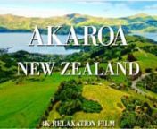 Cinematic relaxation film. Fall asleep watching the images of one of the most picturesque villages in New Zealand. Akaroa is situated on the most eastern part of the South Island of New Zealand within a rim of an extinct volcano.nnThank you to the owners of following locations:for allowing the drone to fly above their properties.nnThe Herb Farm Cottage Accommodation, AkaroanChildren&#39;s Bay Farm, AkaroanBlythcliffe Bed &amp; Breakfast, AkaroanSt Peter&#39;s Anglican Church, AkaroanSt Patrick&#39;s Catho