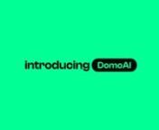 Introducing - DomoAI from domo