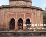 Kantnagar Temple, located in Kaharol, Dinajpur. This ancient temple is a testament to the rich history and architectural splendor of the region. The Kantnagar Temple, also known as Kantaji Temple, was built during the 18th century by Maharaja Pran Nath. It stands as a remarkable example of the terracotta art of the Bengal region, showcasing intricate carvings that depict mythological and historical narratives. The temple&#39;s architecture blends Indo-Aryan and Indo-Islamic styles, featuring ornate