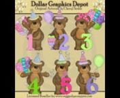 http://dollargraphicsdepot.comnnDollar Graphics Depot ~ Quality Graphics at Discount Prices! We offer family friendly products for only &#36;1.00, every day!! All of our products are available for immediate download, after payment is received. And best of all…our products are commercial use license free!!nnThe graphic sets in this Birthday sampler include: birthday balloons, birthday numbers, party blowers, ice cream sundaes, teddy bears, birthday hats, party confetti, frosted cupcakes, birthday c