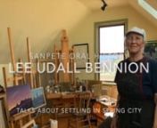 2021nnIn this video, Lee Udall Bennion talks about as her experience of living in Spring City for five decades.nnLee Udall moved to Utah in 1974 to study art at Brigham Young University. In 1976 she married Joseph Bennion and moved to Spring City. They have three daughters and are active in the family-oriented life of Spring City, involved in both church and community activities. Lee’s deep commitment to her family is evident in the subject matter of much of her artwork. nnLee has receive