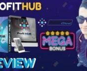 Get ProfiHub +Bonuses Here: https://bonuscrate.com/g/8761/108118/nnGet My 23 Part Free Training: https://youtube.com/playlist?list=PLU...nnProfiHub Review ⚠️ WARNING ⚠️ DON&#39;T GET PROFITHUB WITHOUT MY � CUSTOM � BONUSESnnThanks for watching my ProfiHubreviewnnSo What Is ProfiHub All About??nnFastest, Fully-Fledged, Online Hosting Solution!nA Network of Multiple, Clustered Servers!nComes With A Panel Better &amp; More Powerful Than C-Panel!nFREE SSL License + DDoS Protection!nCreate