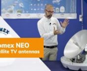 Glomex has developed the new “NEO” wireless controlled satellite TV antenna.nThe