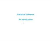 In this video, we’ll learn the concept of Statistical Inference. This is part of the Exploratory Data Analysis unit in Digita Schools post graduate diploma in data Science https://www.digitaschools.com/course/data-science-online-masters/, carrying 120 UK credits and 60 European credits giving you fast track access to final module of a Masters degree programme at UK and European universities either online or on campus. nnStatistical inference is a vast area which includes many statistical metho