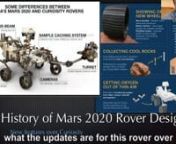 Launched on the 30 July 2020 the Mars 2020 Perseverance Rover is scheduled to land on Mars – 18 February 2021. Perseverance will spend at least one Mars year (about 687 Earth days) searching for signs of ancient microbial life, which will advance NASA’s quest to explore the past habitability of Mars. The rover has a drill to collect core samples of Martian rock and soil, then store them in sealed tubes for pickup by a future mission that would ferry them back to Earth for detailed analysis.