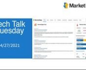 This week in the MarketEdge Tech Talk Tuesday for April 27, 2021 host Will Paule along with co-host David Blake provide a technical analysis of the previous week’s market activity. nnA volatile week ended with the major averages trading mixed and little changed as investors balanced rising Covid-19 cases and a Biden capital gains tax with strong earnings and better than expected economic data. Coming off record highs from the previous week, the market struggled early as dire reports out of In