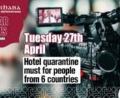 * Hotel quarantine must for people from six countriesn* Draw for FIFA Arab Cup Qatar 2021 to be held todayn* Active cases of COVID-19 down by 884 to 19,367nGet Qatar Quick delivered direct to your WhatsApp account by adding +974 3330 2300 to your contacts and send us a message saying ‘morning delivery’n@MOPHQatar @PeninsulaQatar @GulfTimes_Qatar @Qatar_Tribunen#Doha #Qatar #News in 60 Seconds – Tuesday 27th April 2021 S02E15nWebsite: https://qatarquick.com/nIt’s Tuesday 27th AprilnIn tod