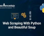 Web scraping is a very powerful tool to learn for any data professional. With web scraping the entire internet becomes your database. In this tutorial we show you how to parse a web page into a data file (csv) using a Python package called BeautifulSoup.nnIn this example, we web scrape graphics cards from NewEgg.com.nnPython Code:nhttps://code.datasciencedojo.com/datasciencedojo/tutorials/tree/master/Web%20Scraping%20with%20Python%20and%20BeautifulSoupnnSublime:nhttps://www.sublimetext.com/3nnAn