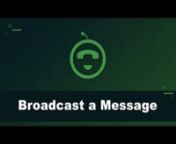 In this video we will show you how to boardcast messages in Whatdroid.nnWhatdroid is a Automation App For 1-1 Messenger Marketingn� Desktop application works on your computer or your VPS server (Windows)n� Full automation for Whatsapp marketing. Set up and forget.n� Privacy &amp; Spam compliant. Only 1-1 messaging from your IP and your account.n� Create message broadcasts and sequences with hands-free automation. n� Post one message 1-1 to all contacts on automation. No need to endless