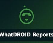 In this video we will show you how Report section of Whatdroid works.nnWhatdroid is a Automation App For 1-1 Messenger Marketingn� Desktop application works on your computer or your VPS server (Windows)n� Full automation for Whatsapp marketing. Set up and forget.n� Privacy &amp; Spam compliant. Only 1-1 messaging from your IP and your account.n� Create message broadcasts and sequences with hands-free automation. n� Post one message 1-1 to all contacts on automation. No need to endlessl