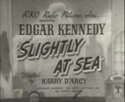 Happy Birthday week to our pal EDGAR KENNEDY, who was born on April 26, 1890!nnAlthough we posted a short clip from SLIGHTLY AT SEA (1940) a year ago, here is part 1 of the entire short. Part 2 will post in a few days. Edgar gets a build-it-yourself boat kit and you can imagine how well that goes. Then he naturally wants to transport it to a lake to go fishing. Oops, flat tire. Then....nnThis short has an unusual cast dynamic. Vivian Oakland plays Edgar&#39;s wife (replacing Florence Lake) and Bill