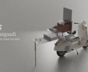 https://conc.in/work/chaigaadi/nnA Vehicle for Tea - nnChaigaadi is designed by the Billboards Collective as the world’s tiniest tea stall on a pair of wheels and Concreate did the product visualization for it. The designers approached the project with the goal of reinventing the café typology and redefining the way people drink tea.