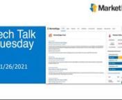 This week in the MarketEdge Tech Talk Tuesday for January 26, 2021 host Will Paule along with co-host David Blake provide a technical analysis of the previous week’s market activity.nThe major averages bounced back from last week&#39;s losses and punched new record highs across the board as investors celebrated the peaceful transfer of power to our 46th President of the United States this week. Equities opened the week higher on Tuesday as incoming Treasury-Secretary Janet Yellen urged lawmakers t