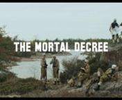 The Mortal Decree (18 minutes).nA demoralized soldier is lost in the wilderness, one of the few remaining in a militia for hire known as the Mortal Decree. As their deranged General pushes the ill-equipped survivors on a manic hunt for ‘the enemy’, Henri Fabergé must face the absurdity of his own mortality, experiencing the loss of his friends, of his moral compass, and of his own mind. A disturbing examination of war, power, friendship and honour, the film’s tone pivots from dark comedy