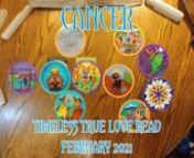 A 12 card spread including a classic Celtic Cross, and 2 Archetype Cards defining who is whom on the Path of True Love for CANCER Sun, Moon, Rising &amp; Venus signs recorded in January 2021. nnEXTENDED READ ON VIMEO FOR ALL 12 SIGNS IN ORDER OF PUBLICATION:nhttps://vimeo.com/ondemand/soulmatesfeb2021nnPATH OF TRUE LOVE READINGS ARE ABOUT YOU!nThey address the question, n