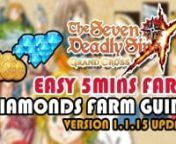 Are you a fan of Nanatsu no Taizai? Then you must have played The Seven Deadly Sins: Grand Cross game into your mobile device. This game is a turn based RPG game with an amazing 3D graphics and storyline. Since all mobile games are a Gacha game in majority, so you will need tons of in-game resources in order to get the strongest or your favorite character in the game. So if you are looking for a guide that will teach on how to get diamonds and gold fast within the game, then this is the right vi