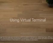 Take payments for phone orders &amp; deliveries, run verifications &amp; authorizations or send invoices with just a web browser and internet connection. Learn how, with Virtual Terminal. nnFor additional support, visit https://www.clover.com/help/virtual-terminal-payments/