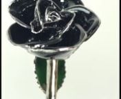 Black Diamond Platinum Dipped Rose from rose diamond