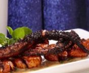 Watch &amp; learn Chef Matt&#39;s Octopus cooking method and how it turns into a great app or entree with fried potatoes (frites) and citrus sauce!