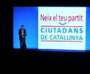 Rebélate - Acto de presentación de la campaña electoral catalana de Ciudadanos (C&#39;s) en el Teatro Romea de Barcelona el 16 de octubre de 2010