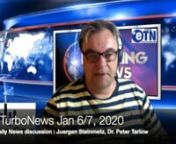 Wednesday, January 6, 2020: A difficult day for the United States: Riots in Washington DC. What is the effect on tourism and the US image?Gordon Butch Stewart, founder of Sandals Resorts died. How is he remembered. eTN Publisher Juergen Steinmetz and Dr Peter Tarlow are discussing