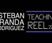 Esteban Aranda Rodriguez Teaching Reel 2019nnContact/Inquiries: info@es7uban.comnnFB/IG: @es7ubannn