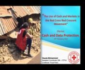 Interview with Dauda Mohammed (Assistant Coordinator DM - CTP and Livelihood focal point) from the Nigerian Red Cross, presenting on Cash and Data protection.