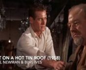 Paul Newman as Brick PollittnBurl Ives as Harvey