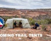 Your new favorite three-season, freestanding, multi-use shelter from bikepacking and adventure moto missions to car camping and beyond. Say hello to the Wyoming Trail 2 and 4.