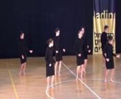 Siman with her Dancing group on a self choreography show